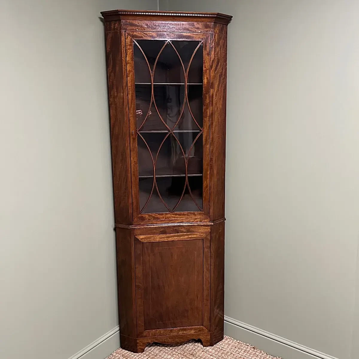 Antique Corner Cupboard