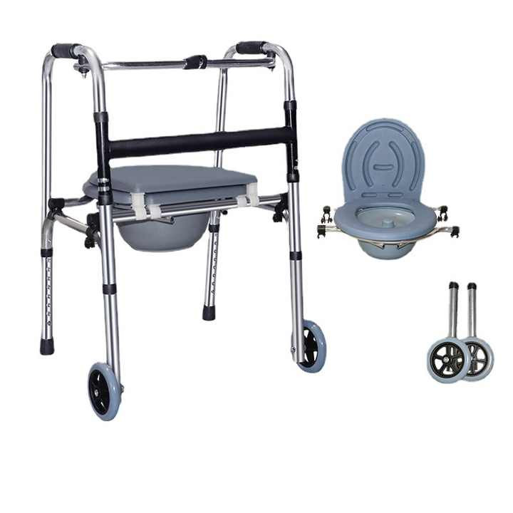 Walkers Legs for Elderly People with Disabilities Folding Walker Walking Chair for Adults Walk Assist Device for Elderly