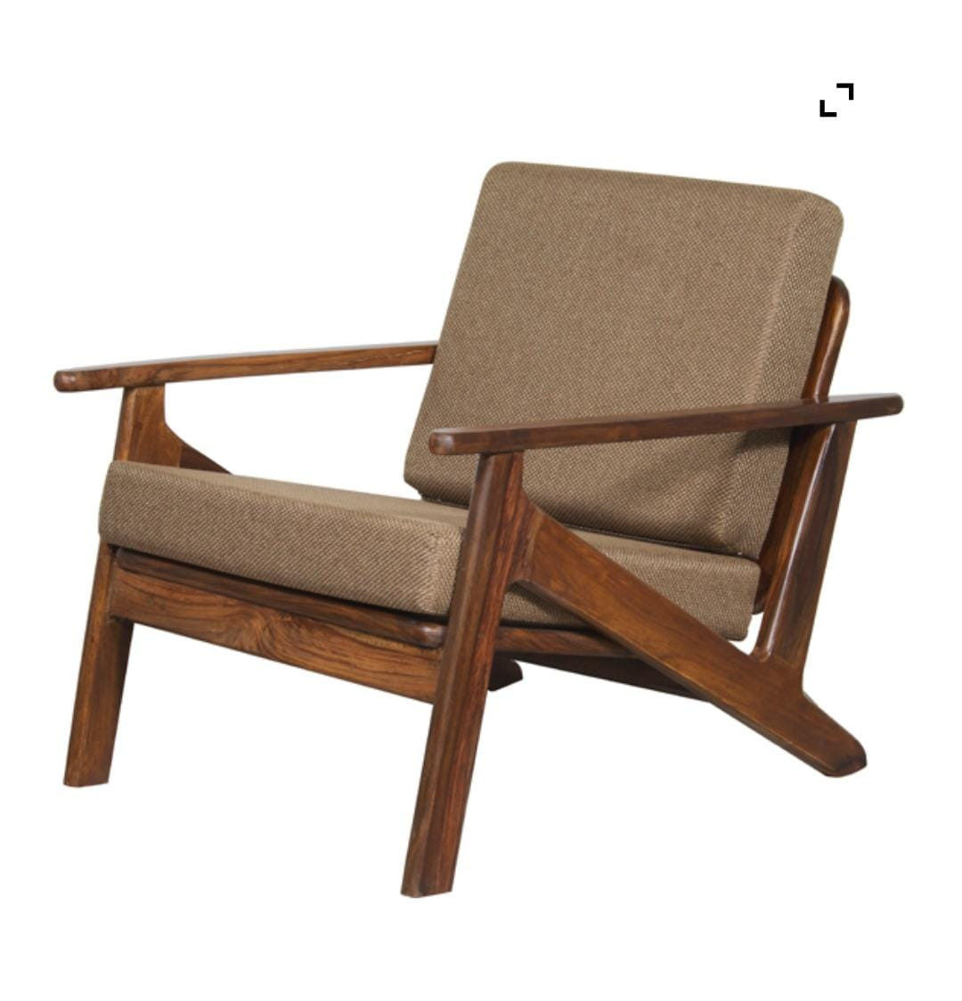 YORK WOODEN SOFA 1 SEATER