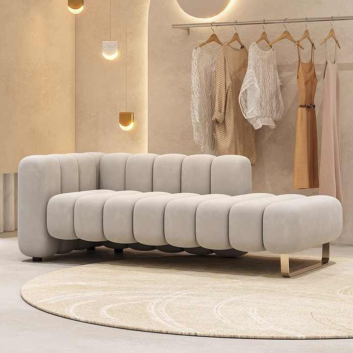 Imperial Velvet Bedroom Sofa.