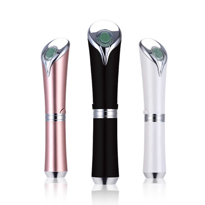 New Design Trend Electric Dark Circle Bag Remove Skin Tightening Skin Firming Beauty Wand LED Light EMS Eye Massager Pen Device
