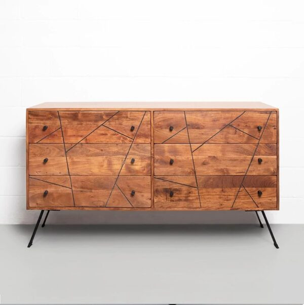 ACACIA 6 DRAWER DRESSER