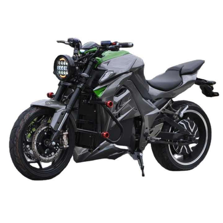 Powerful Sport Racing Electric Motorcycle Bike Street Legal Classic High Speed 72v 5000w 125cc
