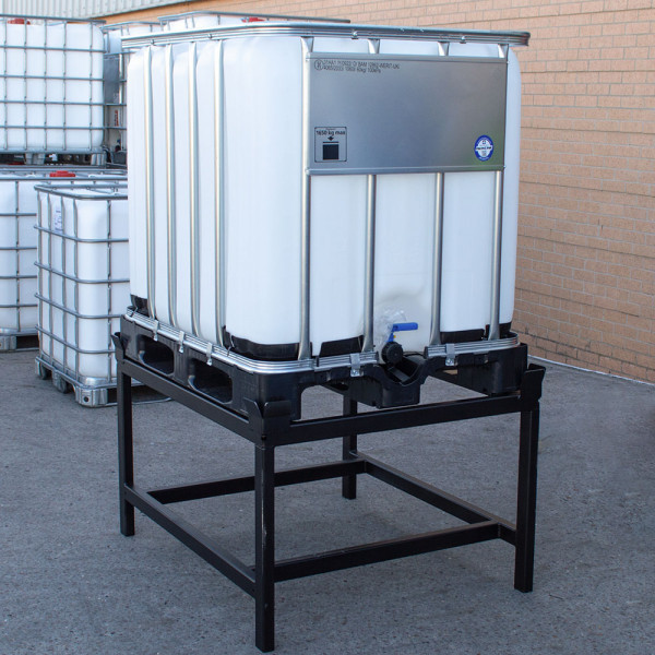 Double IBC Bund - Spill Pallet with Grate 1100 Litres( Acid Container Stand)
